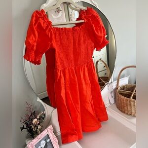 Boden orange mini dress